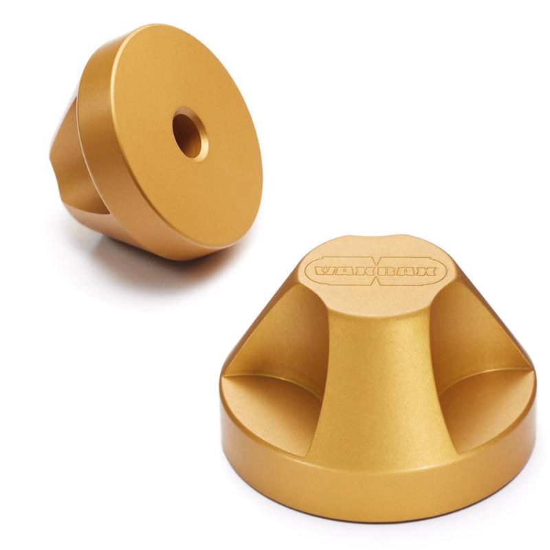 two old aluminum 45 adapters
